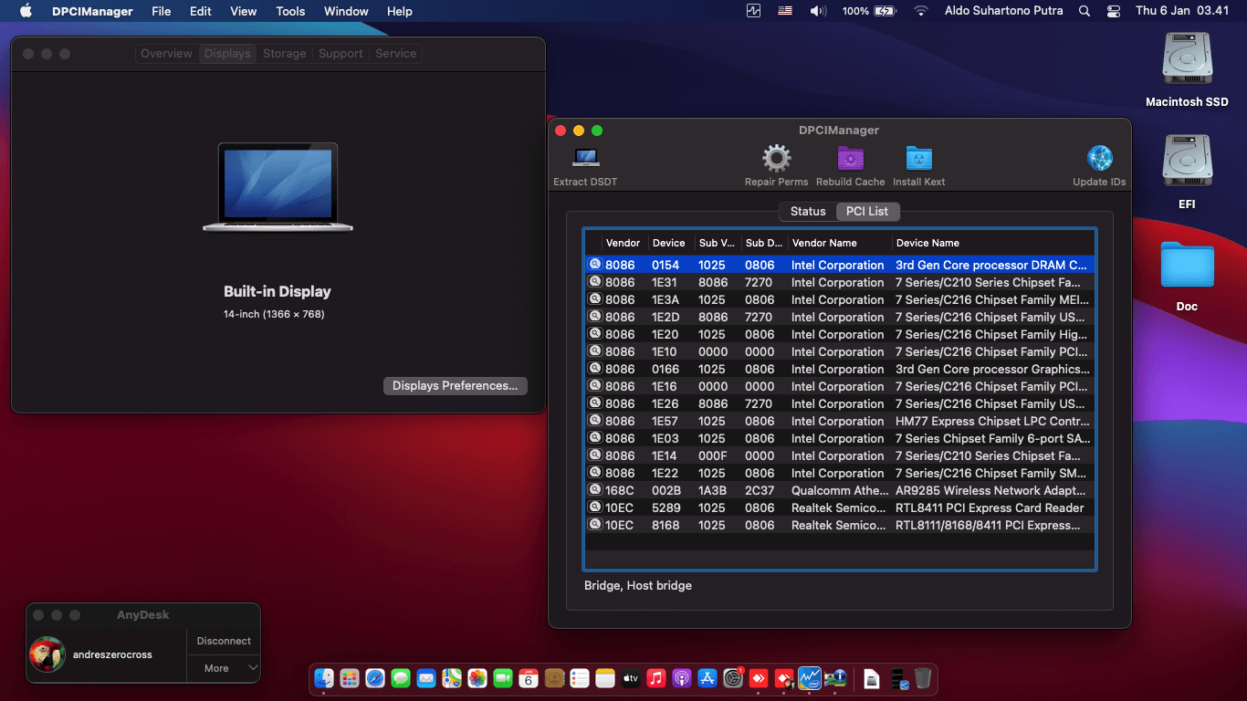 Acer Aspire E1 470 [IvyBridge   Intel HD 4000 + PS2]   OpenCore 2